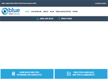 Tablet Screenshot of bluelasergroup.com